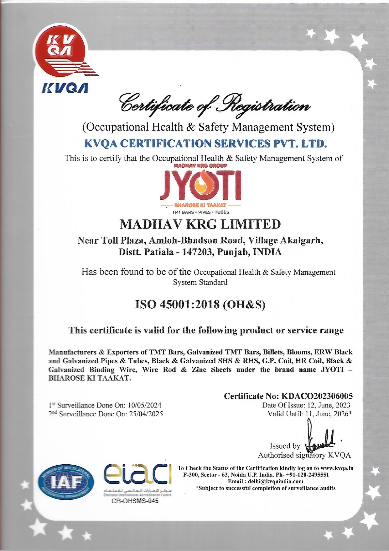 ISO 45001:2018